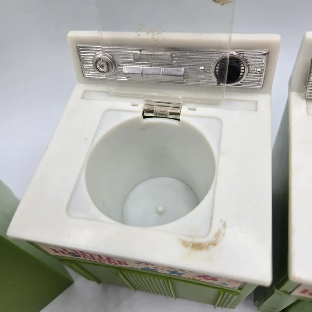 Vtg 50s Marx Toys 4 Mini Appliances Pretty Maid Little Hostess Avocado Green‎